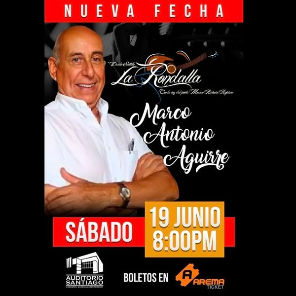 DESDE SALTILLO LA RONDALLA CON MARCO ANTONIO AGUIRRE AREMA Ticket