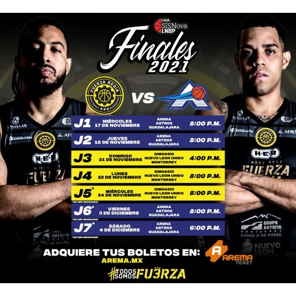 FINAL LIGA SISNOVA LNBP 2021 - AREMA Ticket