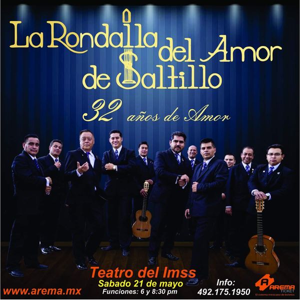 LA RONDALLA DEL AMOR DE SALTILLO AREMA Ticket