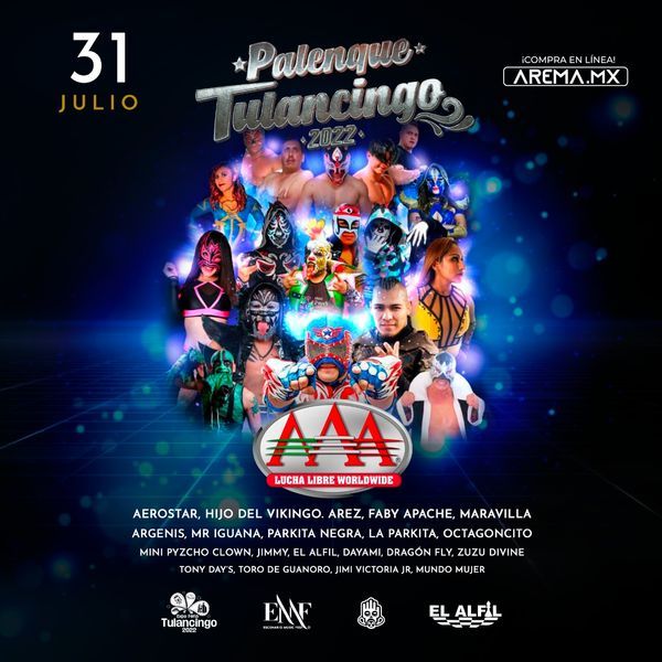 Lucha Triple AAA AREMA Ticket