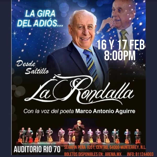 Desde Saltillo La Rondalla AREMA Ticket