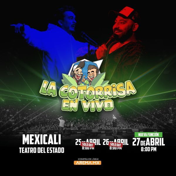 La Cotorrisa En Vivo Slobotzky Ricardo Perez En Mexicali AREMA Ticket