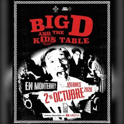 Flyer de Big D en Monterrey