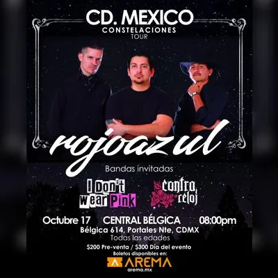 Flyer de Rojoazul en CDMX