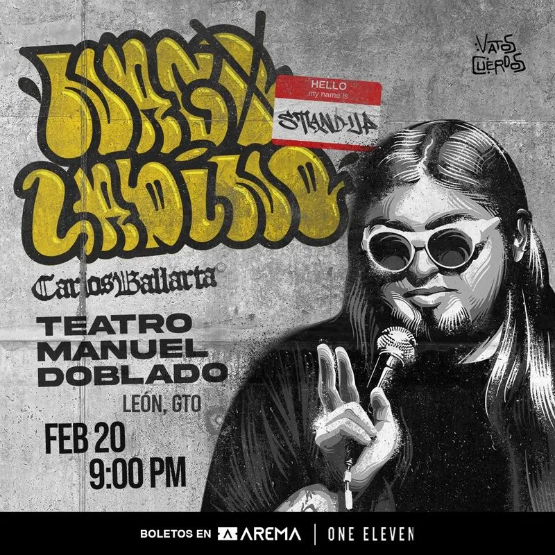Carlos Ballarta Presenta "Naco Ladino" en León