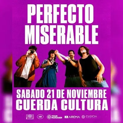 Flyer de Perfecto Miserable en Guadalajara