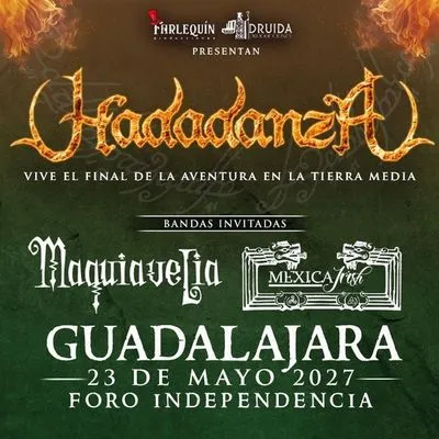 Flyer de Hadadanza México 2027 en Guadalajara