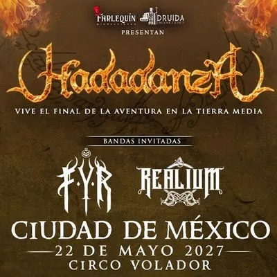 Flyer de Hadadanza México 2027 en CDMX