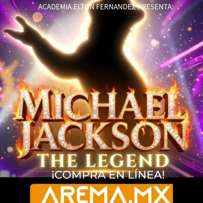 Flyer de Michael Jackson The Legend en San Pedro