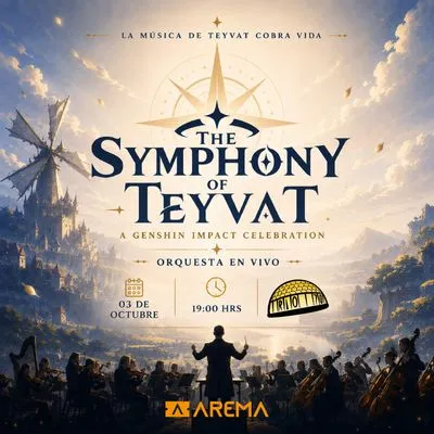 Flyer de The Symphony of Teyvat en Monterrey