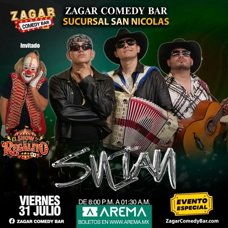 Sultan Zagar Comedy Bar San Nicolás