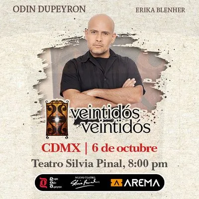 Flyer de Veintidos - Veintidos de Odin Dupeyron en CDMX