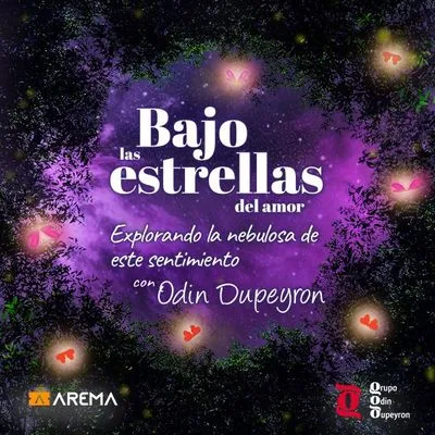 Flyer de Bajo las Estrellas del Amor con Odin Dupeyron en CDMX