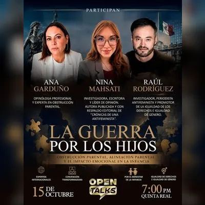 Flyer de La Guerra por Los Hijos en Monterrey