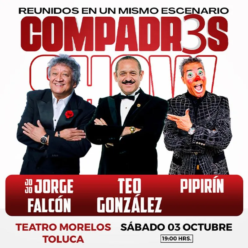 Compadr3s Show con Jorge Falcón, Teo González y Pipirín