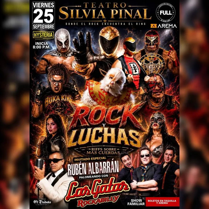 Rock y Luchas en CDMX