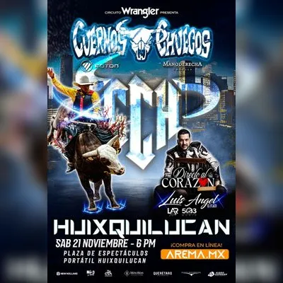 Flyer de Luis Angel El Flaco en Huixquilucan