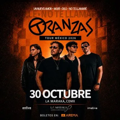 Flyer de Tranzas - Tour Mexico 2026 en La Marakita