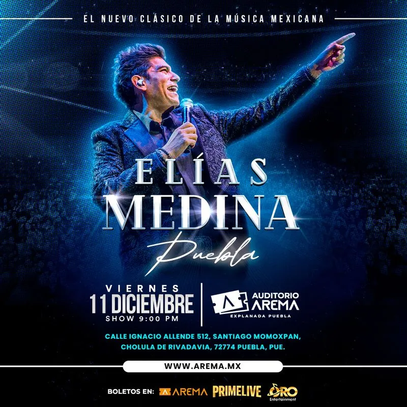 Elías Medina en Puebla