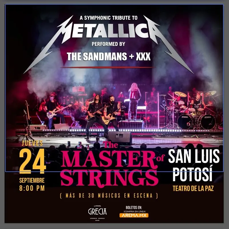 METALLICA Tributo Sinfónico en Vivo en San Luis Potosí 2026