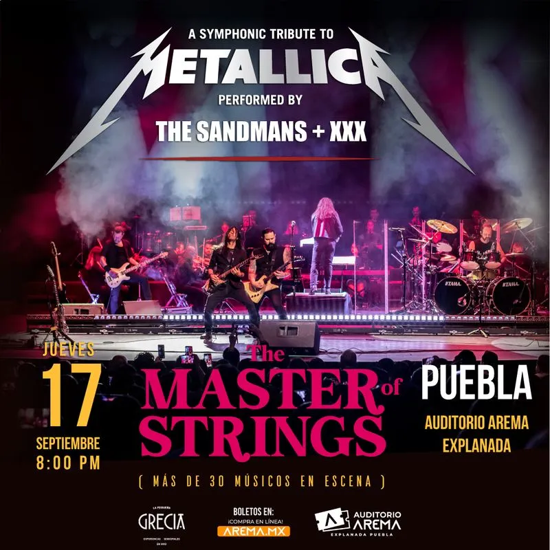 METALLICA Tributo Sinfónico en vivo en Puebla 2026