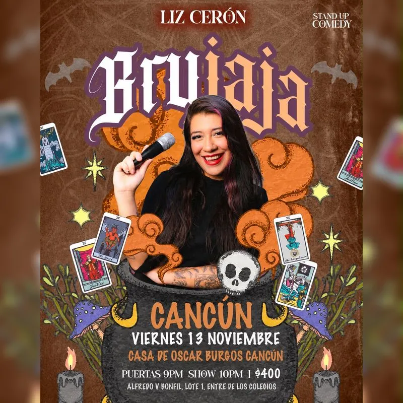 Liz Ceron "Brujaja" en Cancún