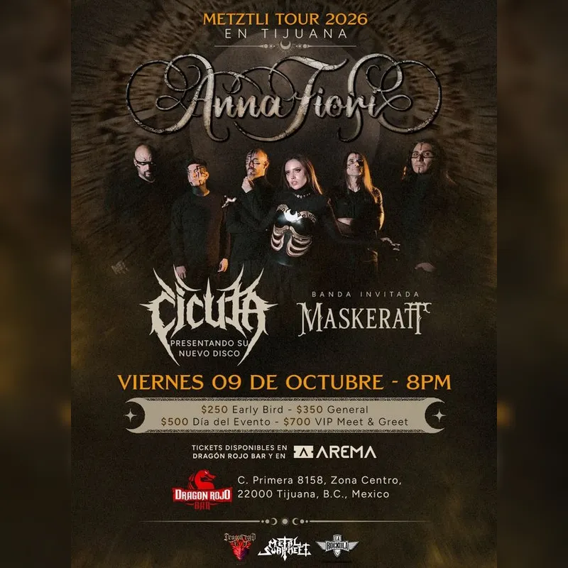 Anna Fiori - Metztli Tour 2026 en TIjuana