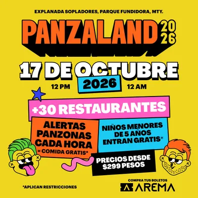 Flyer de Panzaland 2026