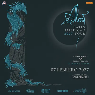 Flyer de Alcest en CDMX