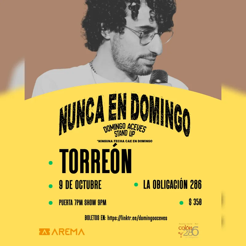 Domingo Aceves: Nunca en Domingo en Torreón