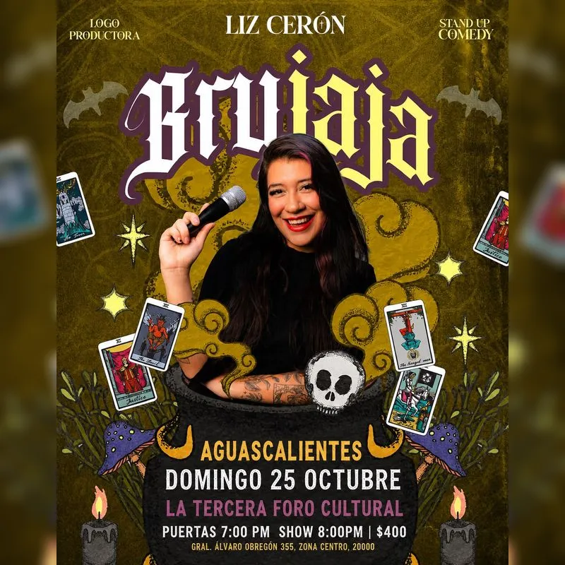Liz Cerón "Brujaja" en Aguascalientes