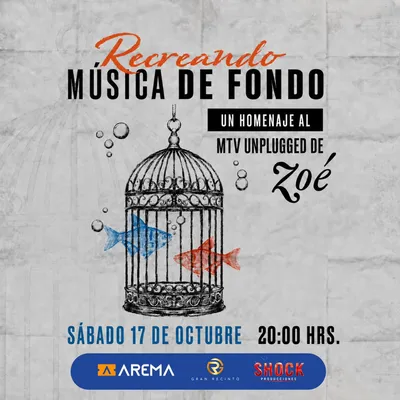 Flyer de Homenaje a ZOE en Tlalnepantla