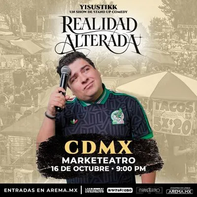 Flyer de Yisustikk - Stand Up Comedy en CDMX
