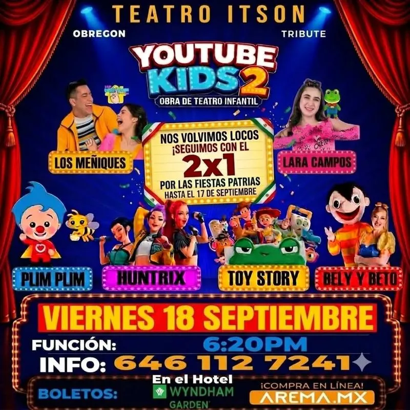 You tube KIDS 2 en Cd. Obregón