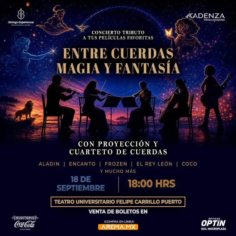 Entre Cuerdas magia y fantasía en Mérida
