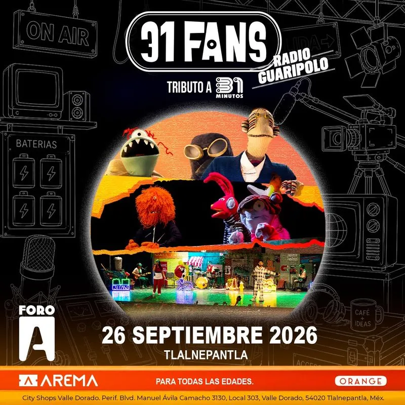 31 FANS Tributo a 31 Minutos en Foro A
