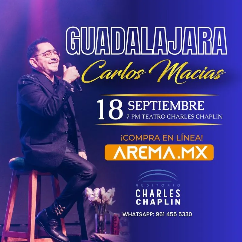 Carlos Macías Tour para esos pueblos en Guadalajara