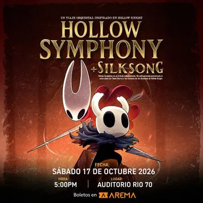 Flyer de Hollow Symphony + Silksong en Monterrey