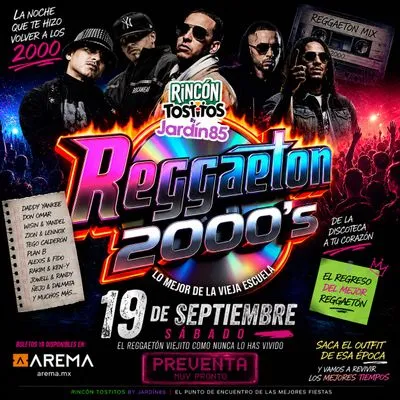 Flyer de Reggaetón 2000´s