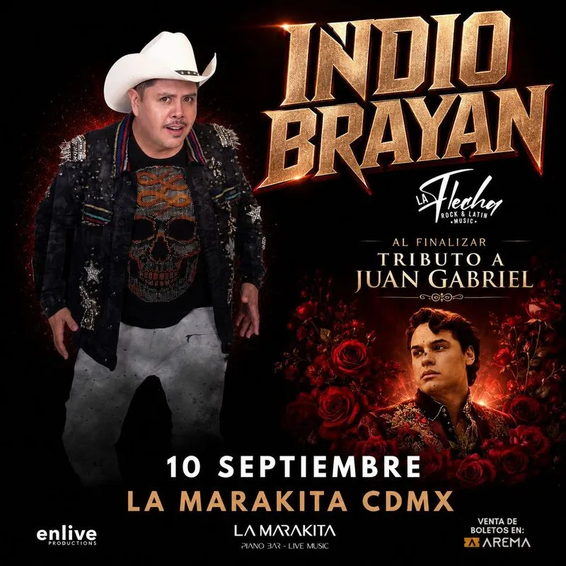 Tributo a Juan Gabriel en La Marakita- Act. Esp. Indio Brayan