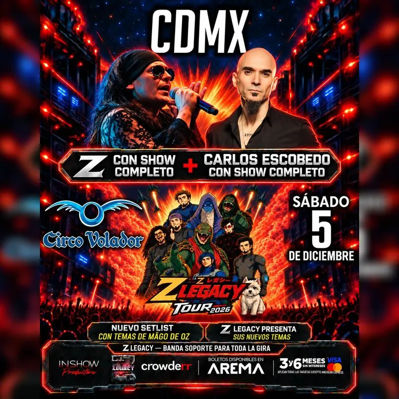Z Mago de Oz Contacto Directo ft Z Legacy en CDMX