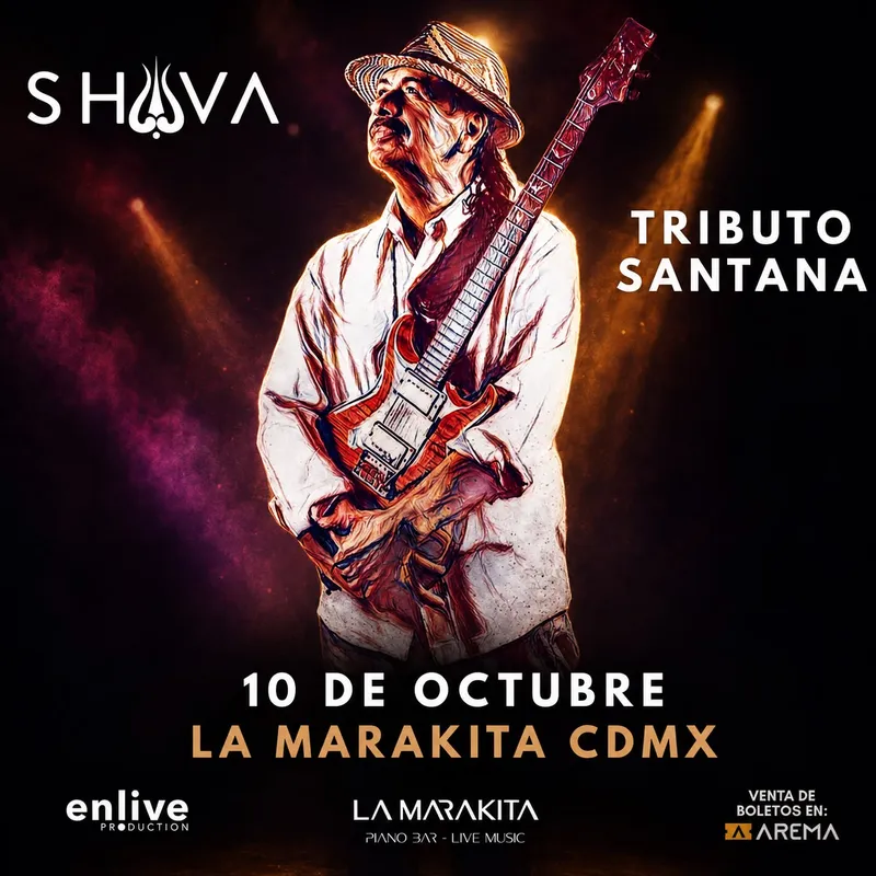 Tributo a Carlos Santana en La Marakita