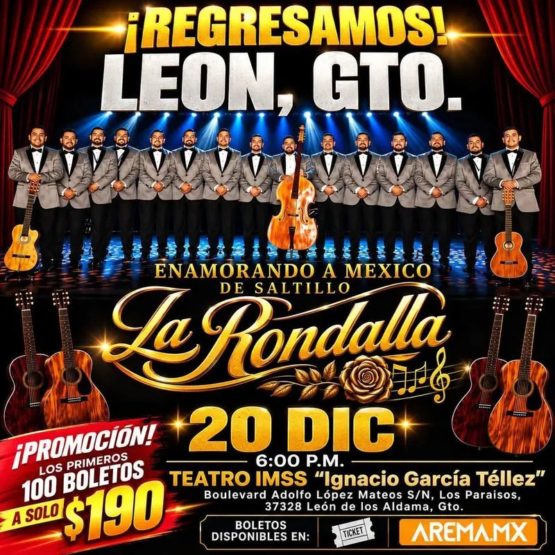 Llega de Saltillo La Rondalla en León
