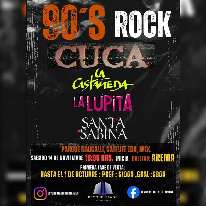 90's Rock  en Satelite