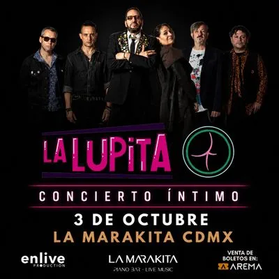 Flyer de La Lupita en La Marakita