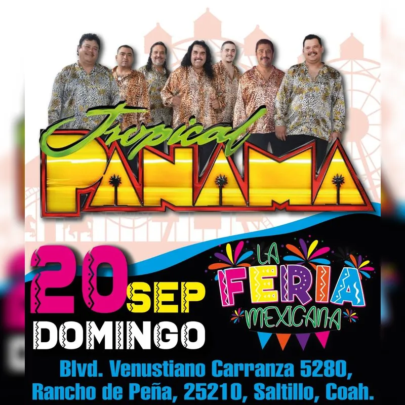 Tropical Panamá en La Feria Mexicana de Saltillo