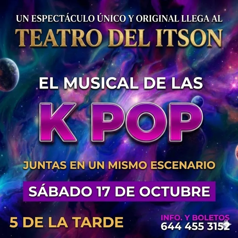 El Musical de las K-Pop en Cd. Obregón