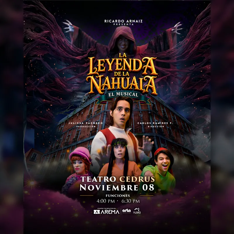 La leyenda de la nahuala el musical en Pachuca