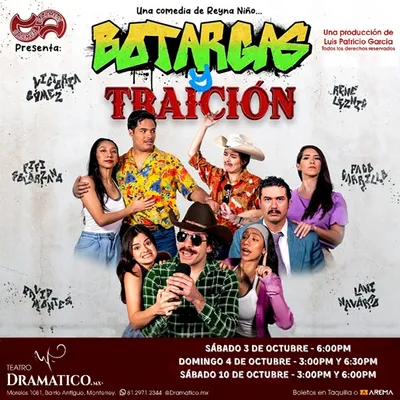 Flyer de Botargas y Traición