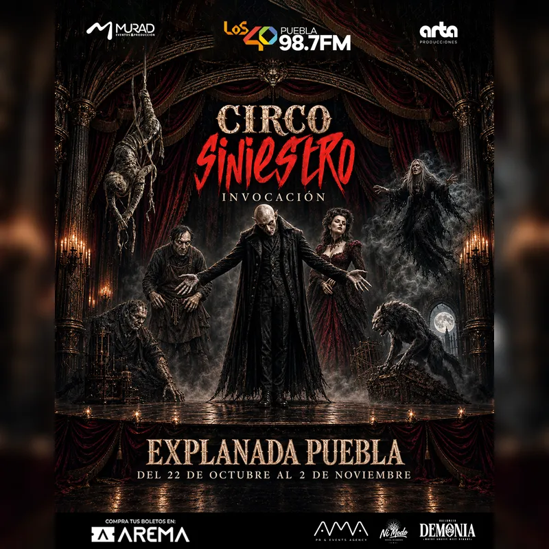 Circo Siniestro Invocación en Puebla